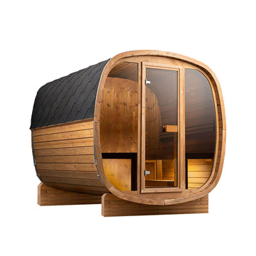 Orivon Wellness Auris Two Luxury Outdoor Cedar Sauna – 3–4 Person Cabin