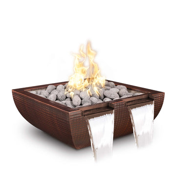 36" Avalon Fire & Water Bowl – Twin Spill