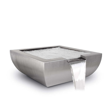 Avalon Water Bowl – Hammered Patina Copper & Stainless Steel