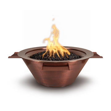 Cazo Fire & Water Bowl ® Copper 4-Way Spill