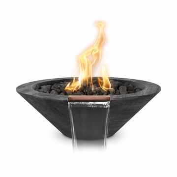 The Outdoor Plus Cazo Fire & Water Bowl - Wood Grain