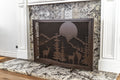 Deer Country Fireplace Screen - Side