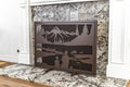 Gone Fishin' Fireplace Screen - Side
