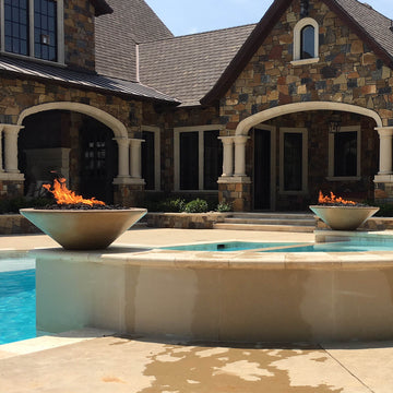 31" Cazo Fire Bowl ® – GFRC Concrete