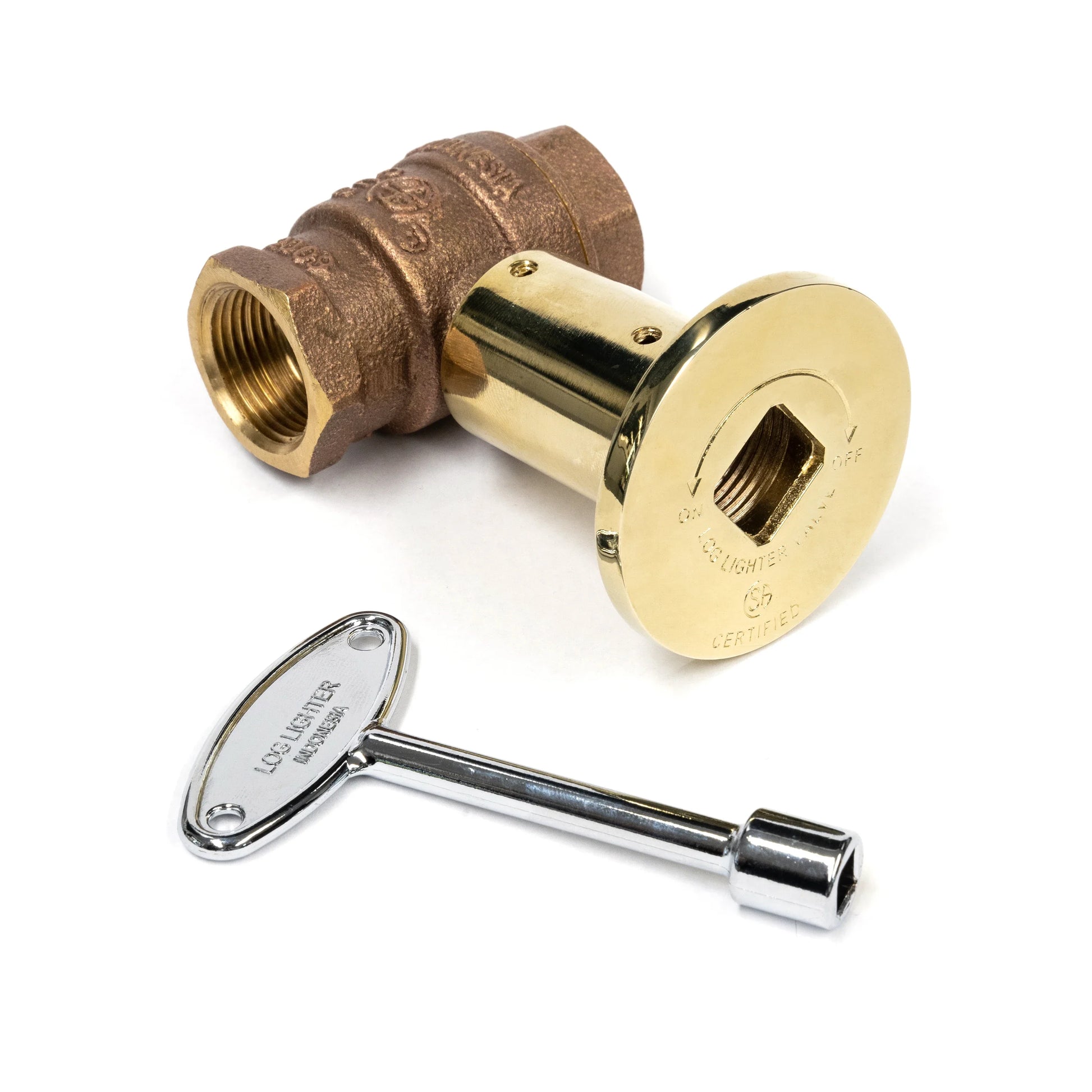 Full-Flow Ball Valve 3/4 - Gold