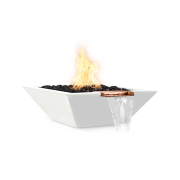 30" Maya Fire & Water Bowl – GFRC Concrete