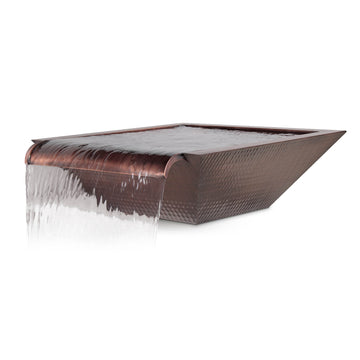 Maya Water Bowl – Wide Spill Copper