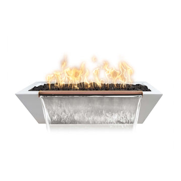 60" x 20" Maya Fire & Water Bowl – Linear GFRC