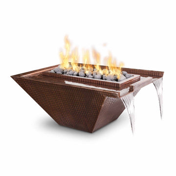 30" Nile Hammered Metal Collection – Fire & Water Bowl