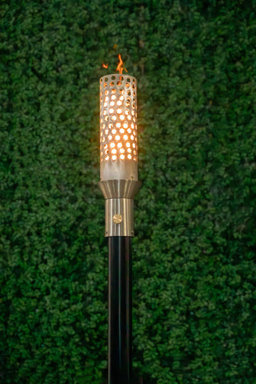 honeycomb-original-top-torch-post-complete-stainless-steel