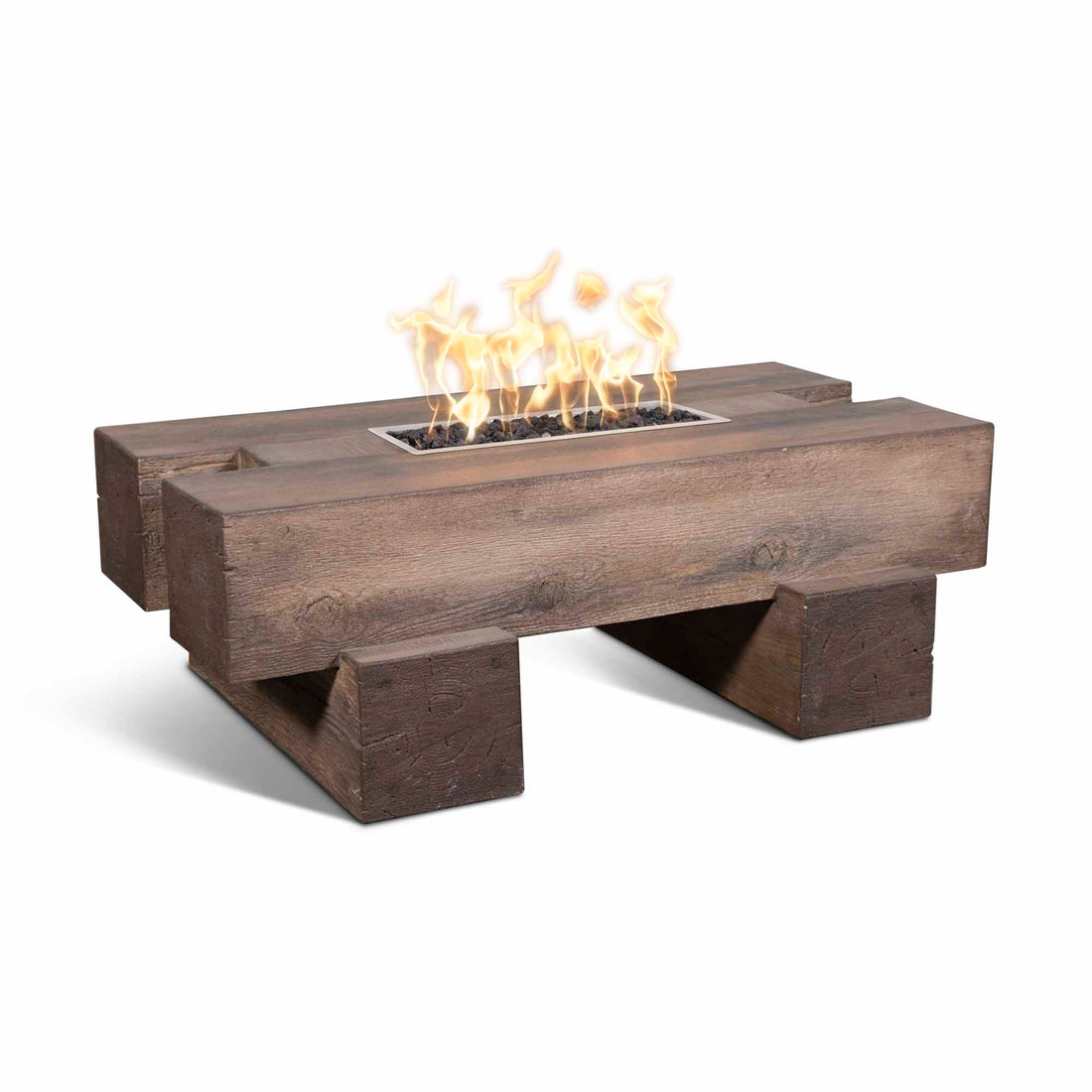 Palo Wood Grain Fire Pit