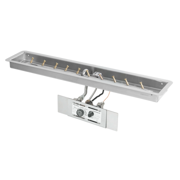 The Outdoor Plus Rectangular Drop-in and Brass Linear Bullet Burner