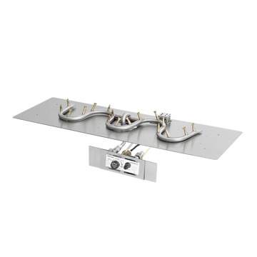 The Outdoor Plus Rectangular Flat Pan and SS Switchback Bullet Burner