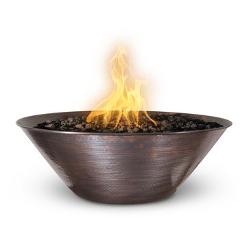 Remi Fire Bowl – Hammered Patina Copper