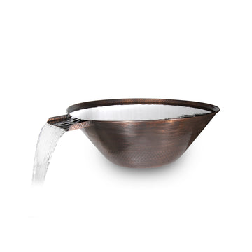 Remi Hammered Patina Copper- Water Bowl