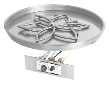 The Outdoor Plus Round Drop-in and Lotus SS Burner