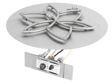 The Outdoor Plus Round Flat Pan and Lotus SS Burner