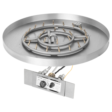 The Outdoor Plus Round Lipless Drop-in and Round SS Burner