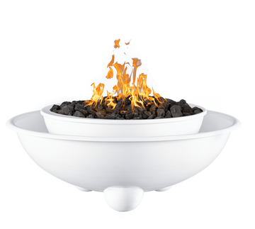48″ Sedona Fire & Water with Round Legs – 360° Spill
