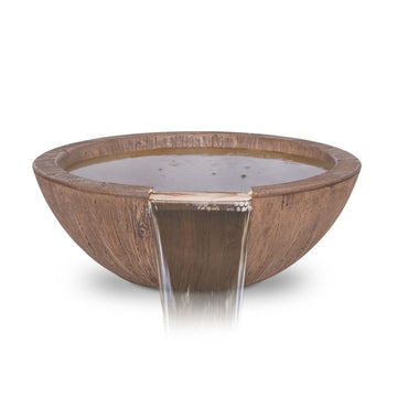 Sedona Water Bowl – GFRC Wood Grain