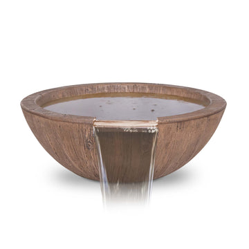 The Outdoor Plus Sedona Water Bowl - Wood Grain