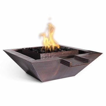 Maya Fire & Water Bowl -Gravity Spill Copper