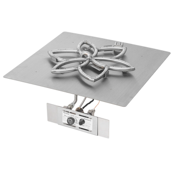 The Outdoor Plus Square Flat Pan and Lotus SS Burner