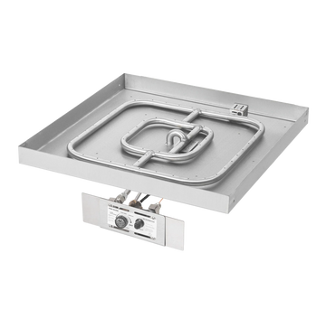 The Outdoor Plus Square Lipless Drop-in and Square SS Burner