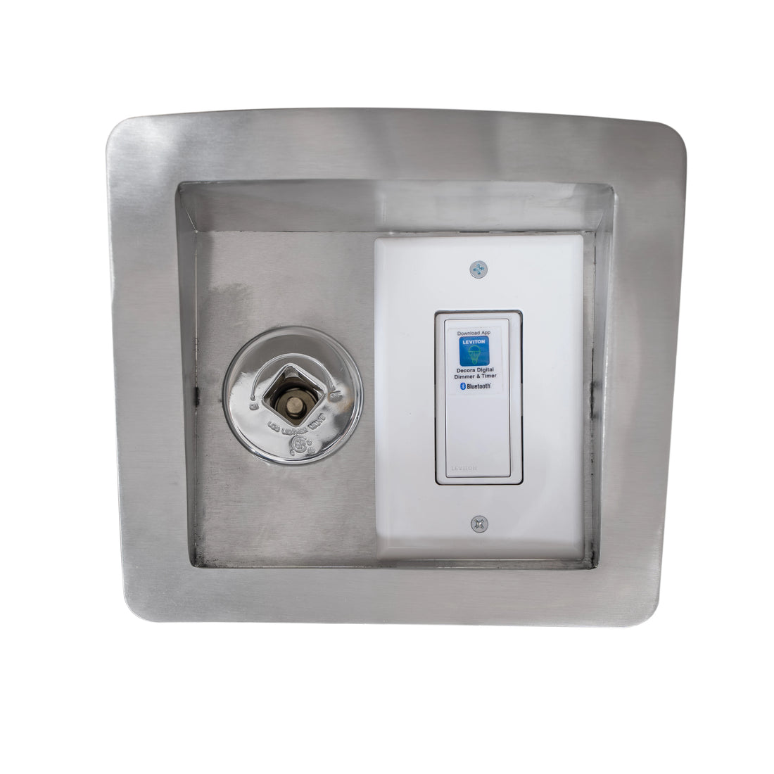 1Hr Button Timer with Key Valve Recessed Panel