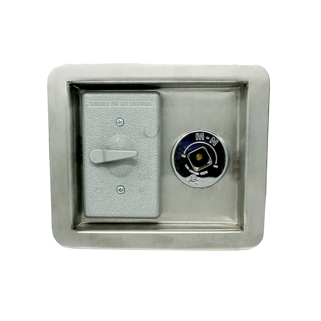 Weatherproof Switch with Key Valve Panel