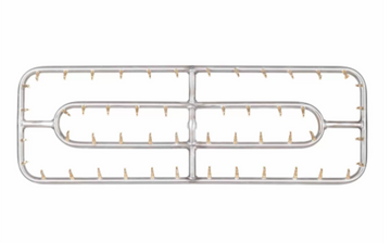 The Outdoor Plus SS Double Rectangular Bullet Burner