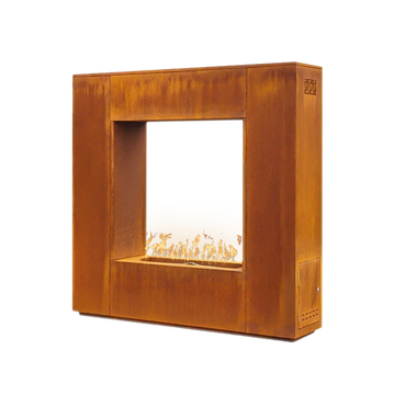 Williams Outdoor Fireplace - Corten Steel